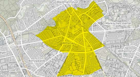 Immobilienpreisekarte Berlin Wittenau