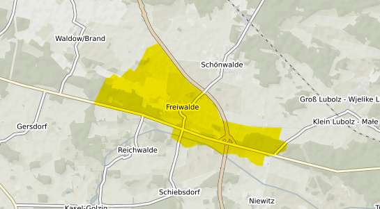 Immobilienpreisekarte Bersteland Freiwalde