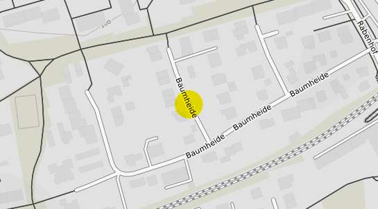 Immobilienpreisekarte Bielefeld Baumheide