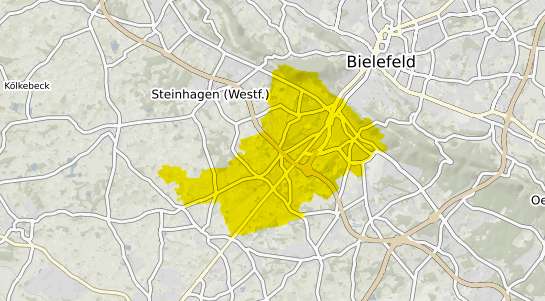 Immobilienpreisekarte Bielefeld Brackwede