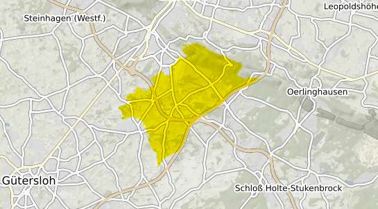 Immobilienpreisekarte Bielefeld Senne