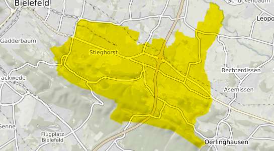 Immobilienpreisekarte Bielefeld Stieghorst