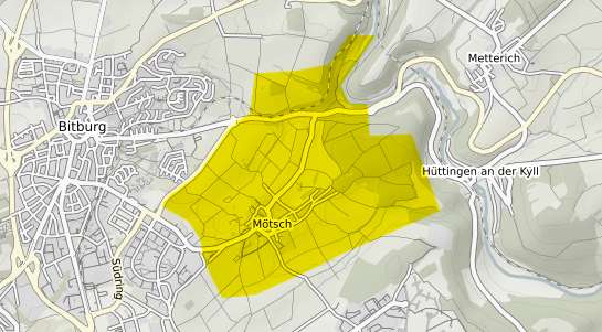 Immobilienpreisekarte Bitburg M&ouml;tsch