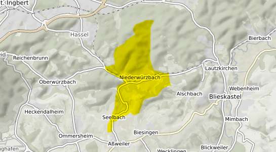 Immobilienpreisekarte Blieskastel Niederw&uuml;rzbach
