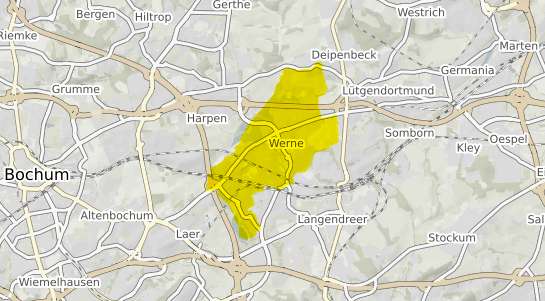 Immobilienpreisekarte Bochum Werne