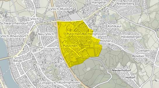 Immobilienpreisekarte Bonn Bechlinghoven
