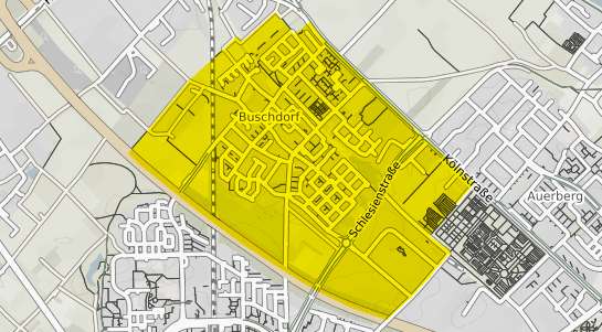 Immobilienpreisekarte Bonn Buschdorf