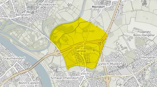 Immobilienpreisekarte Bonn Geislar