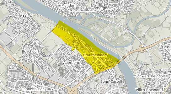 Immobilienpreisekarte Bonn Graurheindorf