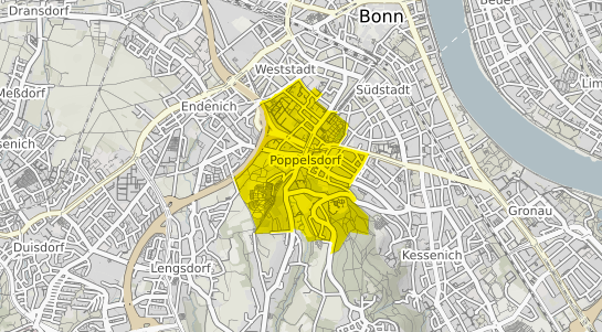 Immobilienpreisekarte Bonn Poppelsdorf