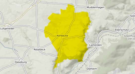 Immobilienpreisekarte Borgentreich K&ouml;rbecke