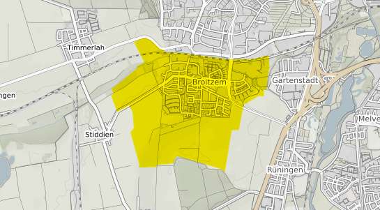 Immobilienpreisekarte Braunschweig Broitzem