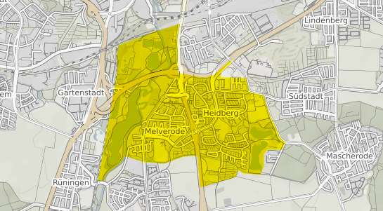 Immobilienpreisekarte Braunschweig Melverode