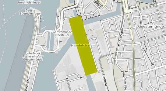 Immobilienpreisekarte Bremen Handelsh&auml;fen