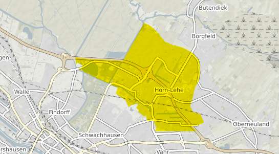 Immobilienpreisekarte Bremen Lehe