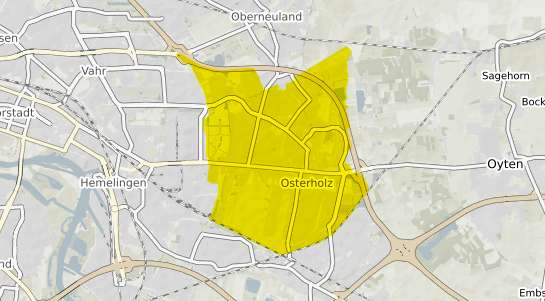 Immobilienpreisekarte Bremen Osterholz