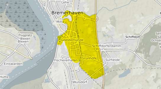 Immobilienpreisekarte Bremerhaven Geestemünde