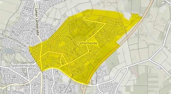 Immobilienpreisekarte Bremerhaven Leherheide