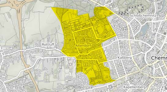 Immobilienpreisekarte Chemnitz Altendorf