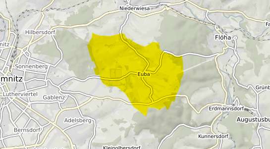 Immobilienpreisekarte Chemnitz Euba