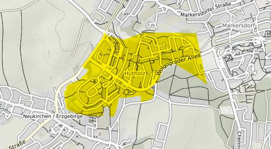 Immobilienpreisekarte Chemnitz Hutholz