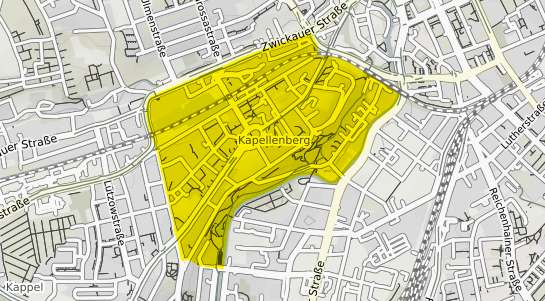 Immobilienpreisekarte Chemnitz Kapellenberg