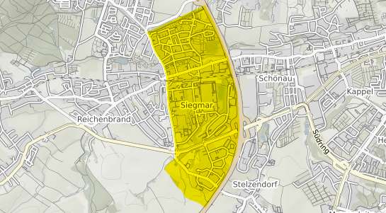 Immobilienpreisekarte Chemnitz Siegmar