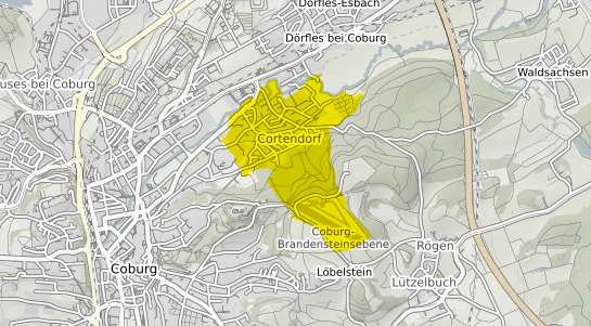 Immobilienpreisekarte Coburg Cortendorf