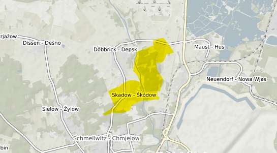 Immobilienpreisekarte Cottbus Skadow