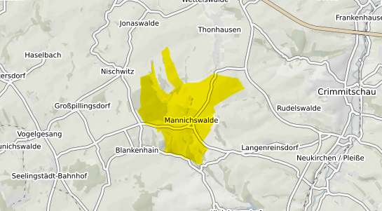 Immobilienpreisekarte Crimmitschau Mannichswalde