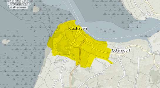 Immobilienpreisekarte Cuxhaven Cuxhaven