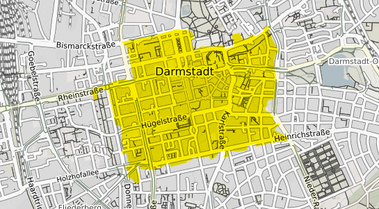 Immobilienpreisekarte Darmstadt Darmstadt