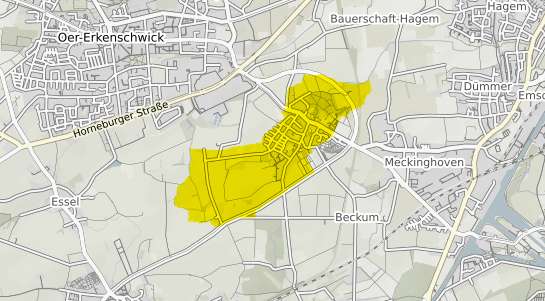 Immobilienpreisekarte Datteln Horneburg