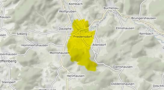 Immobilienpreisekarte Dautphetal Friedensdorf