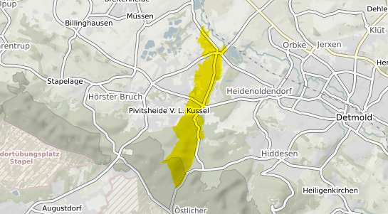 Immobilienpreisekarte Detmold Pivitsheide