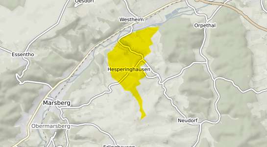 Immobilienpreisekarte Diemelstadt Hesperinghausen