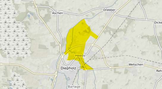 Immobilienpreisekarte Diepholz Heede