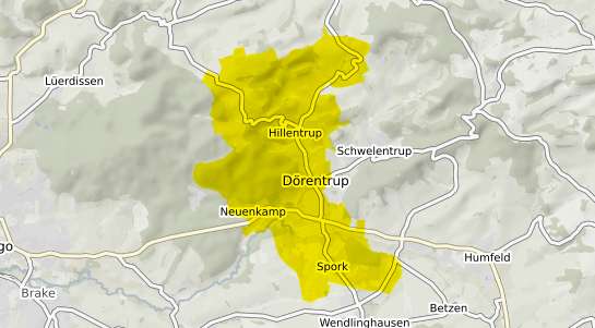 Immobilienpreisekarte Dörentrup Hillentrup