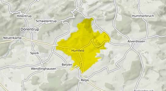 Immobilienpreisekarte Dörentrup Humfeld