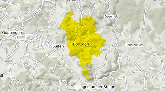 Immobilienpreisekarte Donzdorf Donzdorf