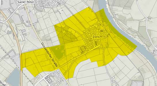 Immobilienpreisekarte Dormagen Zons
