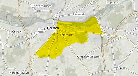 Immobilienpreisekarte Dorsten Feldmark