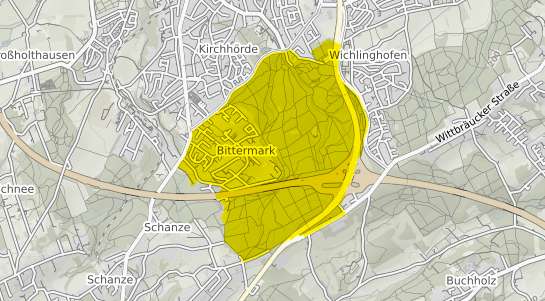 Immobilienpreisekarte Dortmund Bittermark