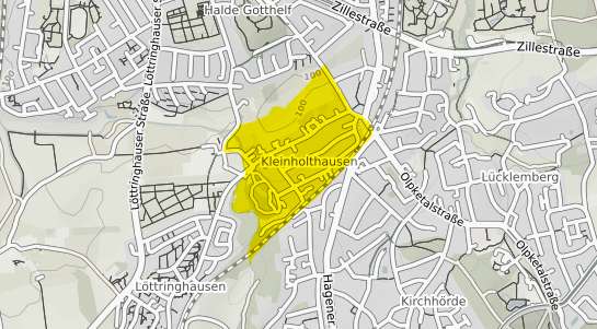 Immobilienpreisekarte Dortmund Kleinholthausen