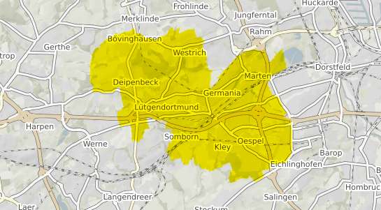Immobilienpreisekarte Dortmund Lütgendortmund