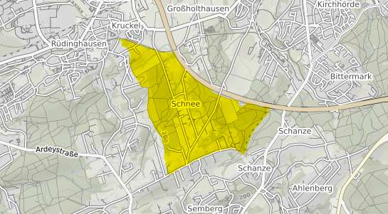 Immobilienpreisekarte Dortmund Schnee