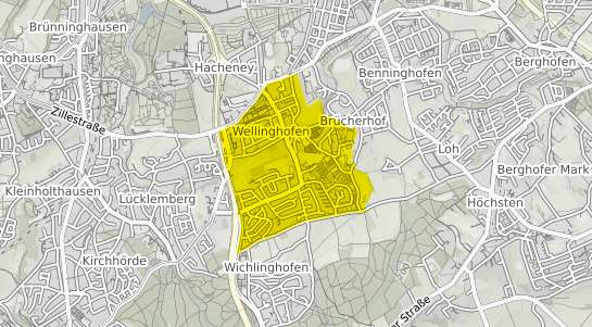 Immobilienpreisekarte Dortmund Wellinghofen