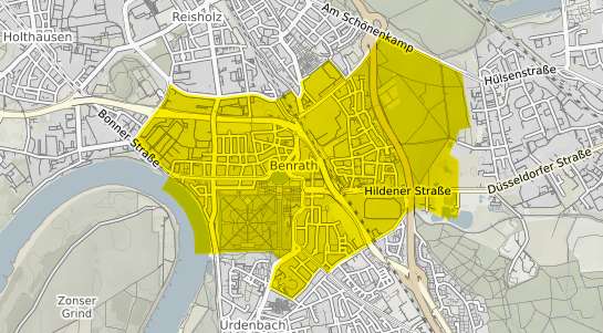 Immobilienpreisekarte Düsseldorf Benrath