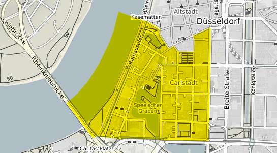 Immobilienpreisekarte Düsseldorf Carlstadt