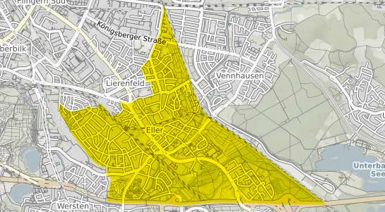 Immobilienpreisekarte Düsseldorf Eller